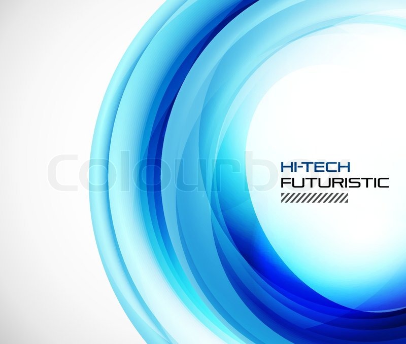 800x679 Abstract Blue Techno Swirl Background Stock Vector Colourbox