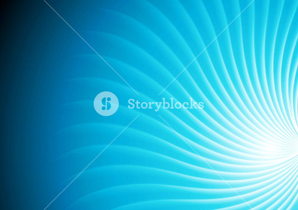 1000x705 Abstract Shiny Swirl Blue Background Vector Curve Beams Graphic