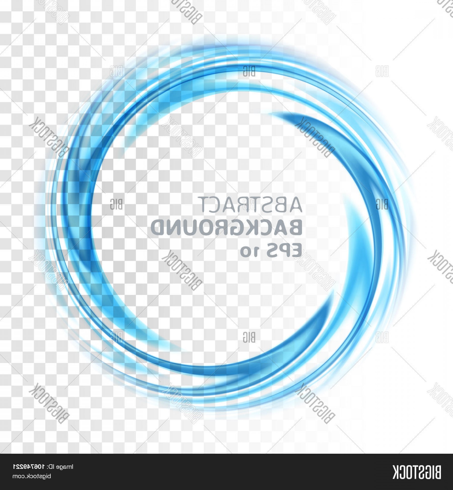 1800x1944 Stock Vector Abstract Blue Swirl Circle On Transparent Background