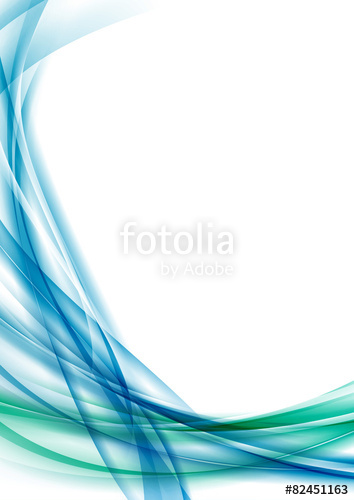 354x500 Blue Swoosh Line Certificate Abstract Background Stock Image