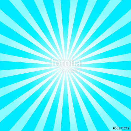 500x500 Blue Sunburst Background Starburst Texture Vector Illustration