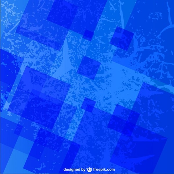 600x600 Grunge Blue Texture Free Vector