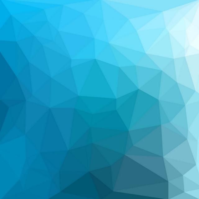 640x640 Light Blue Cool Vector Low Poly Crystal Background, Low, Light
