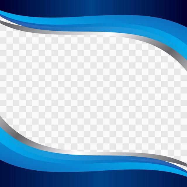 640x640 Blue Wavy Shapes On Transparent Background Curved Lines