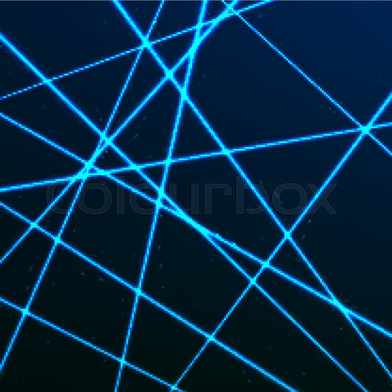 800x800 Random Laser Mesh Security Blue Stock Vector Colourbox