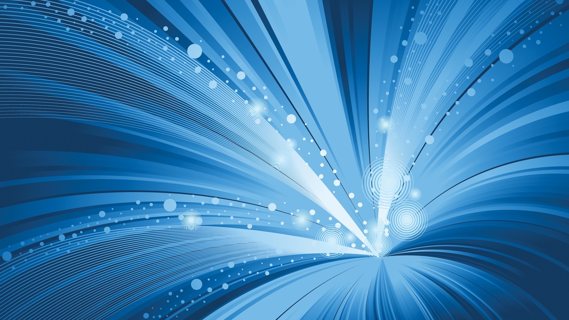 1920x1080 Abstract Blue Vector Art Desktop Pc And Mac Wallpaper