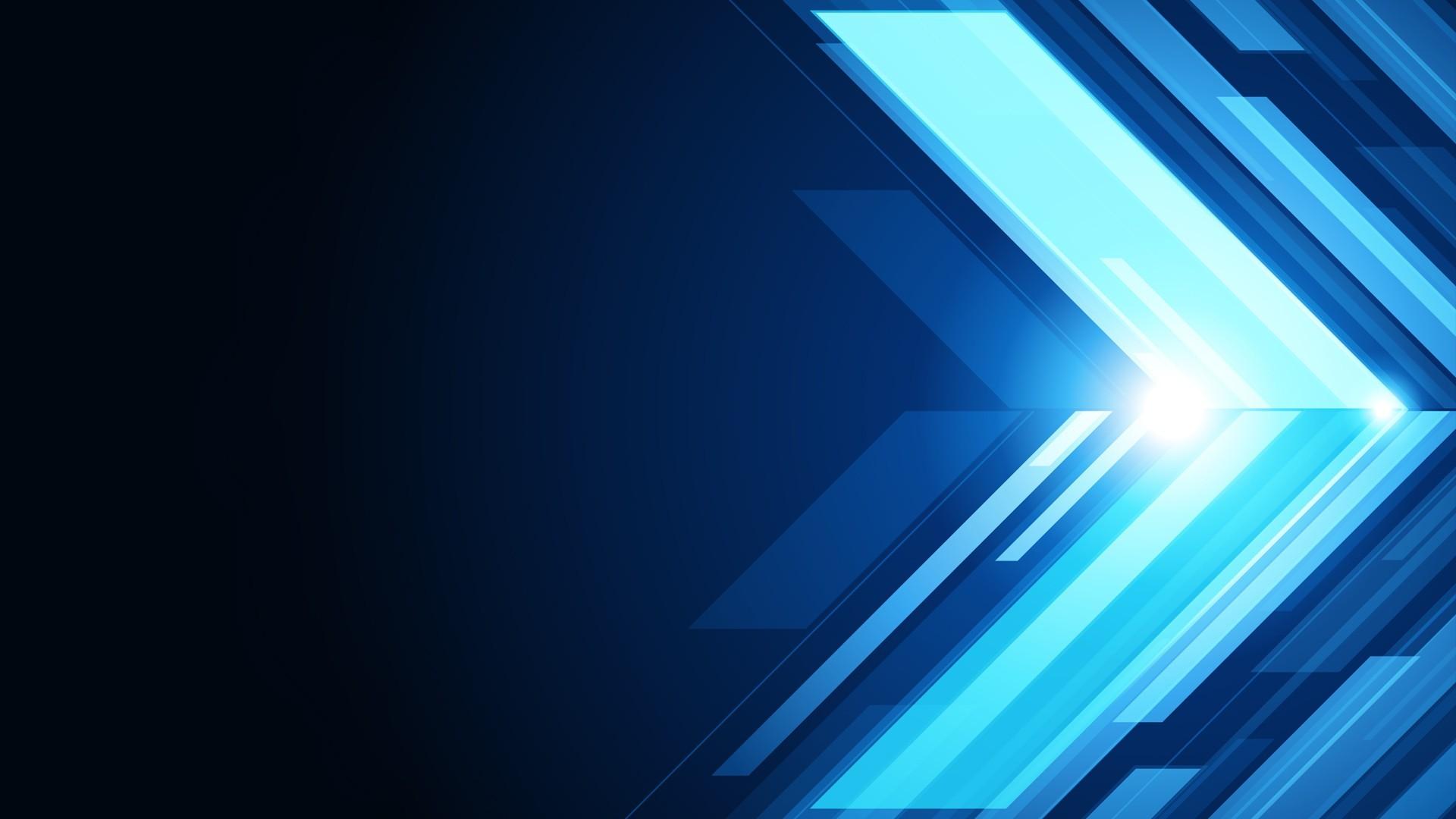 1920x1080 Blue Vector Arrows Graphic Art Illustrator Wallpaper