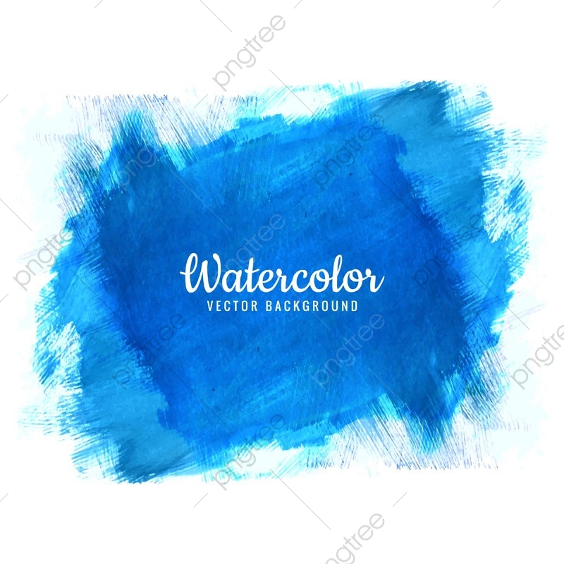 800x800 Modern Blue Watercolor Background, Blue Vector, Template