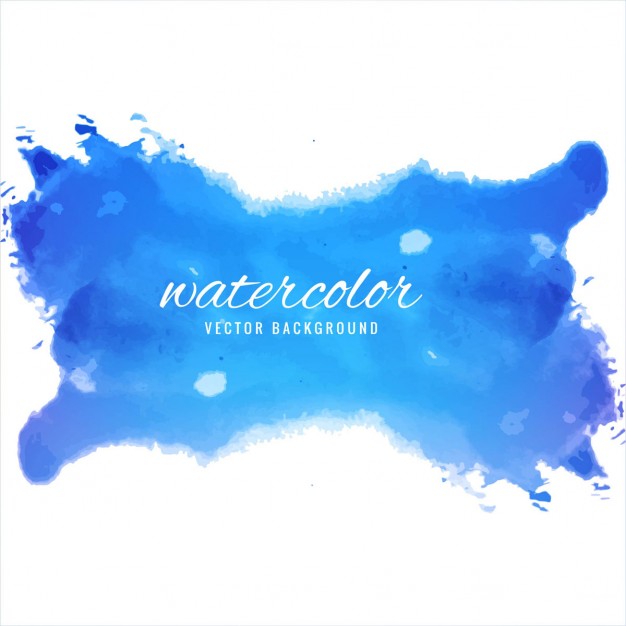 626x626 Abstract Background In Blue Watercolor Vector Free Download