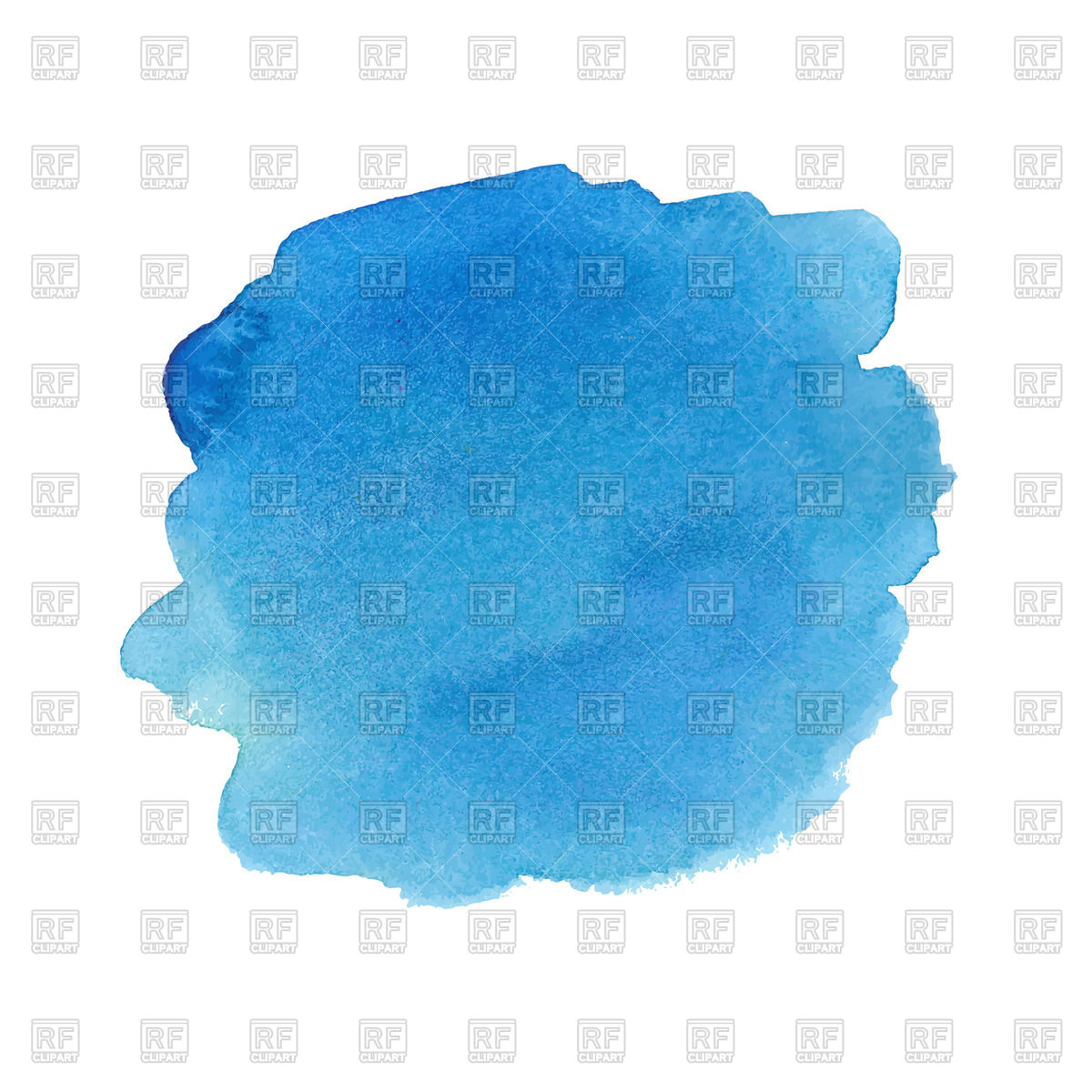 1200x1200 Blue Watercolor Spot Vector Image Of Design Elements