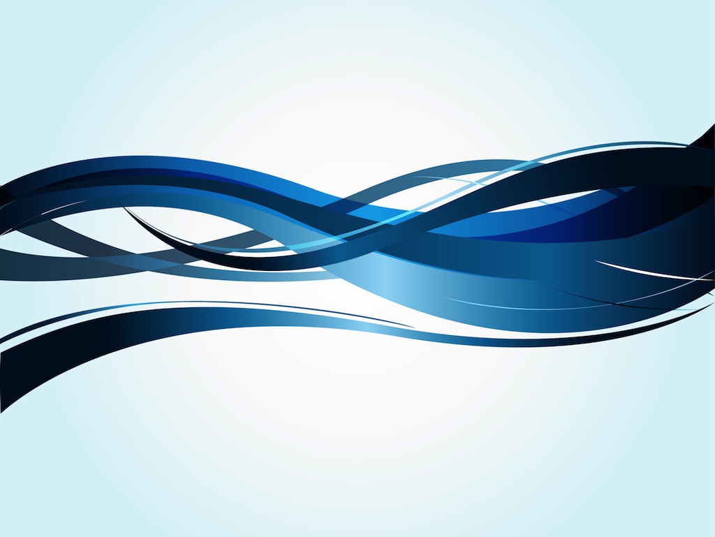 1024x769 Blue Wave Vector Art Graphics