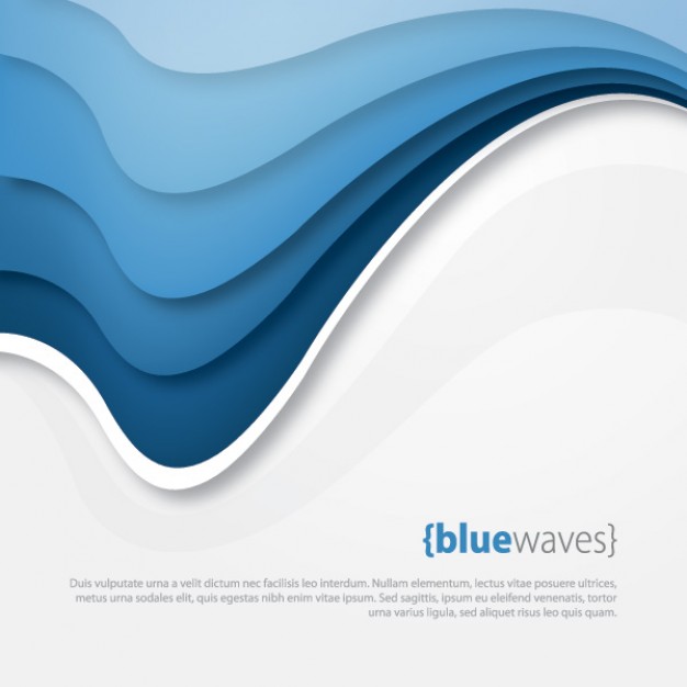 626x626 Blue Waves Vector Free Download