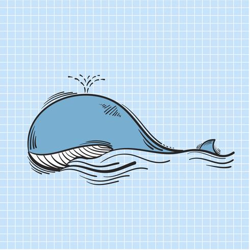 490x490 Illustration Of Blue Whale Swimming