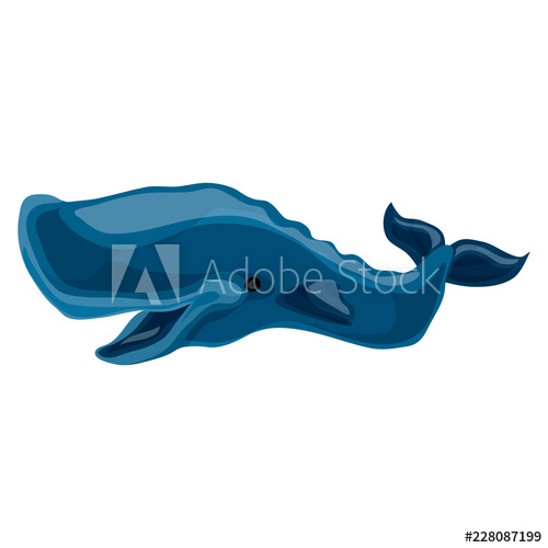 500x500 Blue Whale Icon Cartoon Of Blue Whale Vector Icon For Web Design