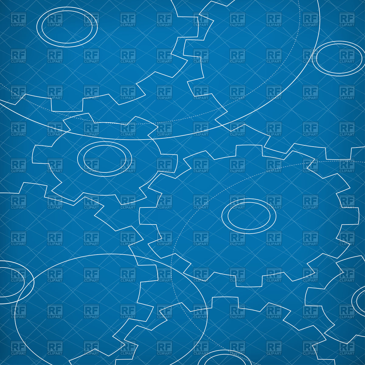 1200x1200 Blueprint Of Cogs Abstract Background Vector Image Of Backgrounds