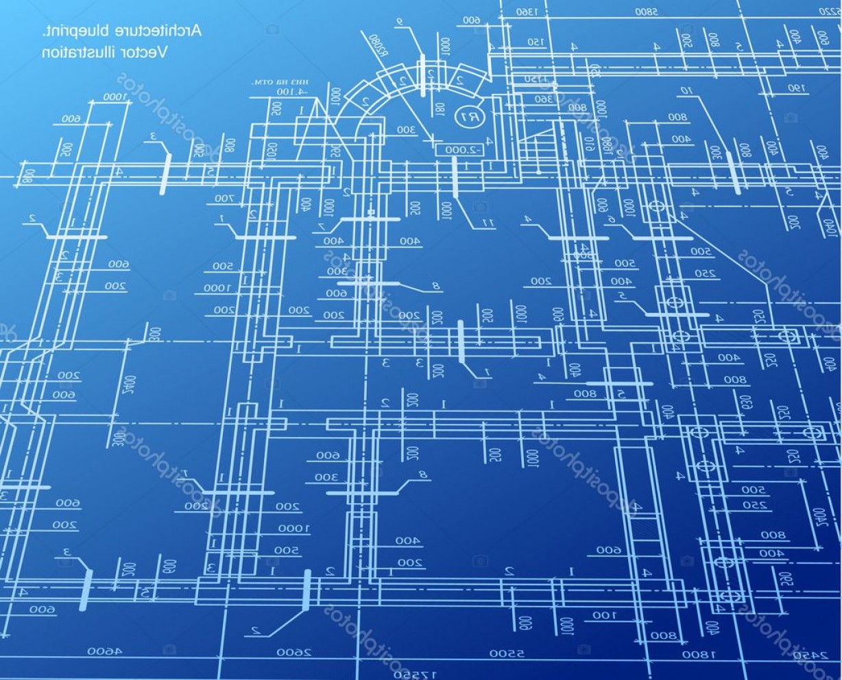 1228x991 Stock Illustration Architecture Blueprint Background Vector Soidergi