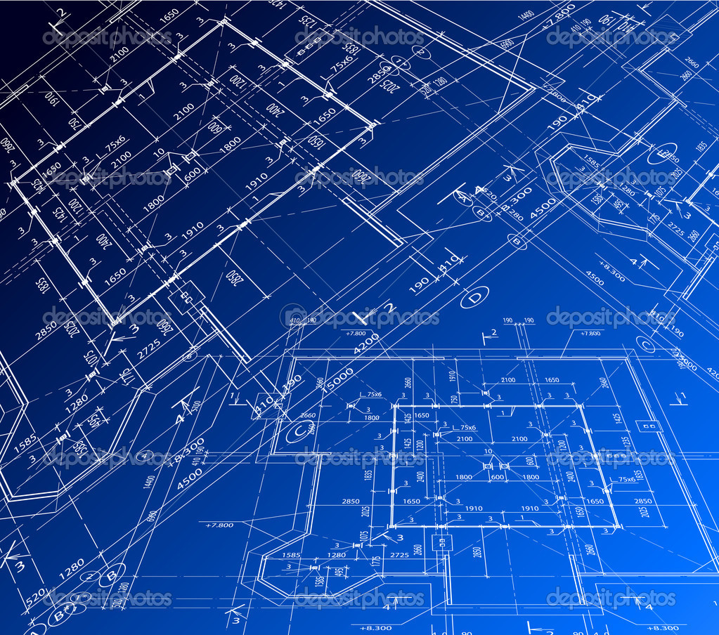 Vector House Blueprint Images 1023x904 Vector House Blueprint Images