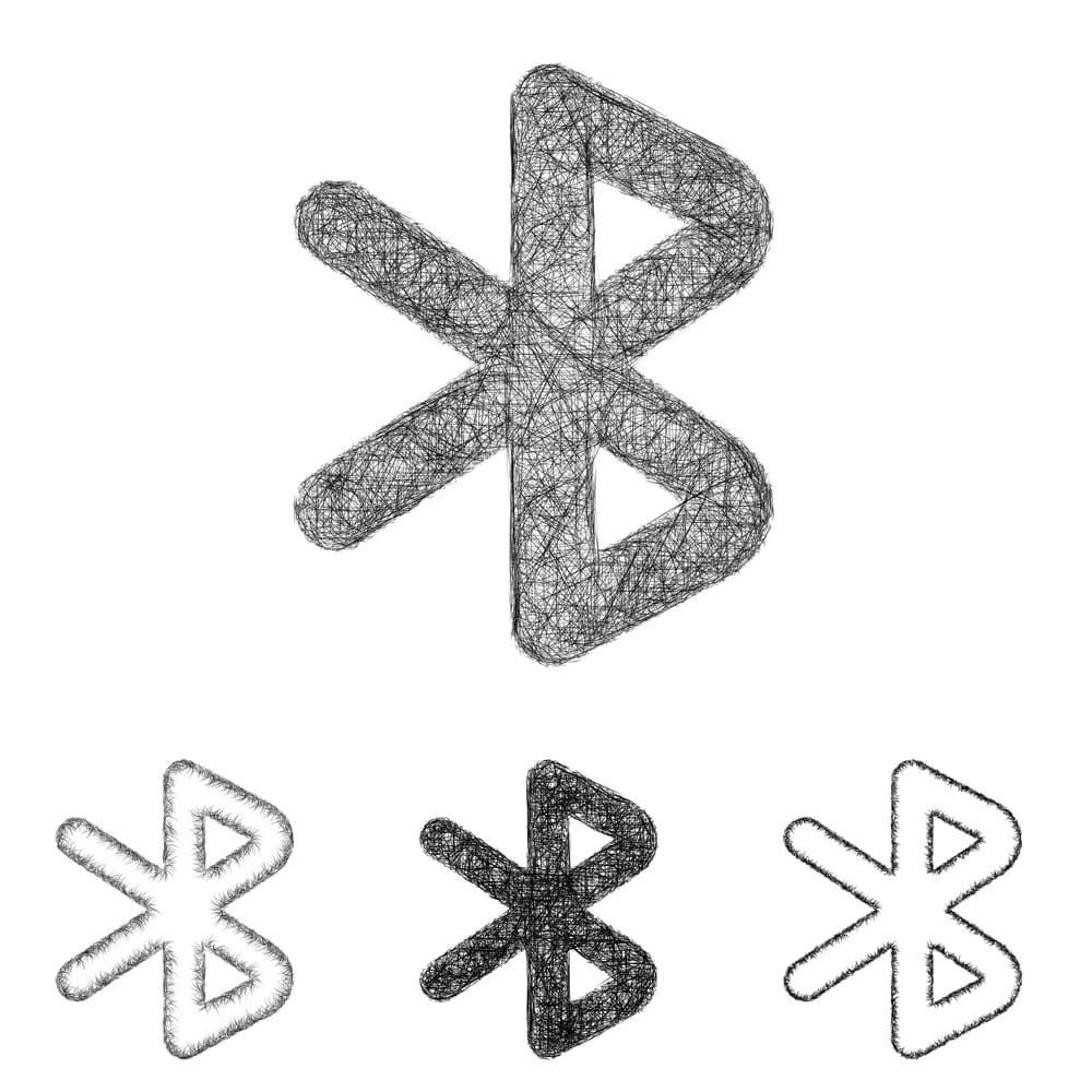 1000x1000 Bluetooth Icon Set