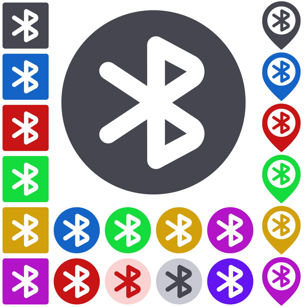 1000x1000 Color Bluetooth Icon Set Vector Free Graphics Uihere