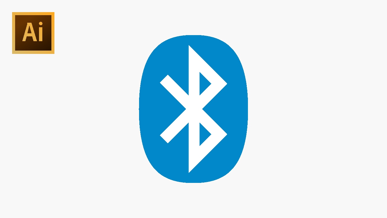 How To Draw Original Bluetooth Vector Logo 1280x720 How To Draw Original Bluetooth Vector Logo