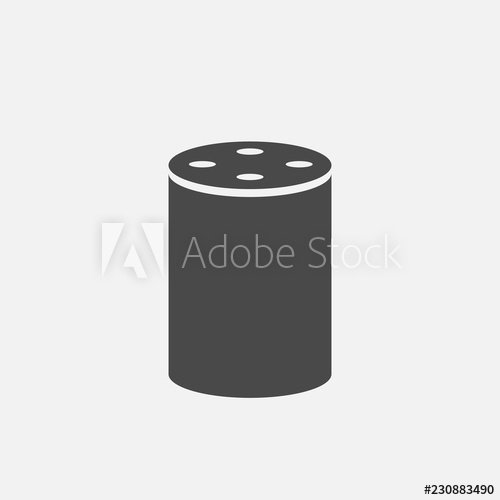 500x500 Bluetooth Speaker Vector Icon