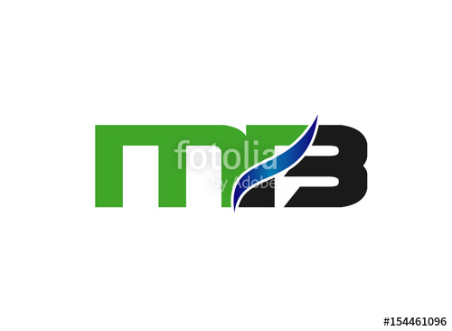 500x366 Letter M And B Logo Vector, Bm Logo Stock Image And Royalty Free