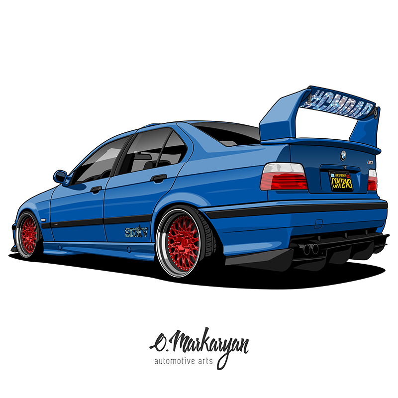 800x800 Bmw Sedan Vector Art On Behance