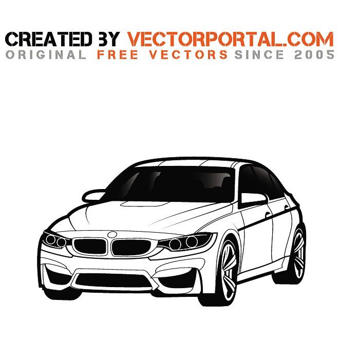 660x660 Bmw Vector Graphics Vehicles Free Vectors Car Silhouette, Car