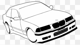 320x181 Png Download Bmw Vector Line Drawing