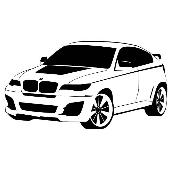 660x660 Car Model Bmw Vector