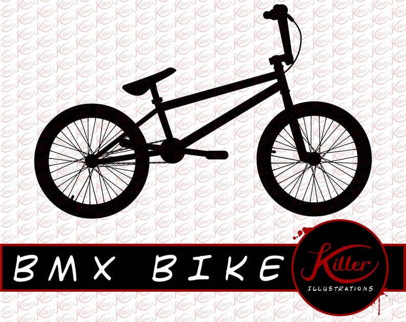 794x630 Bmx Bike Vector Bicycle Clip Art Freestyle Etsy
