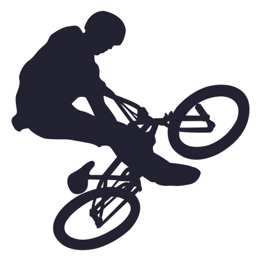 512x512 Bmx Bicycle Stunt Silhouette