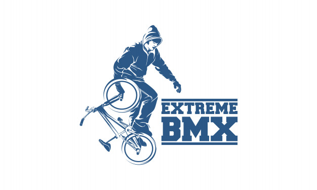 Freestyle Bmx Logo Design Template Vector Premium Download 626x375 Freestyle Bmx Logo Design Template Vector Premium Download
