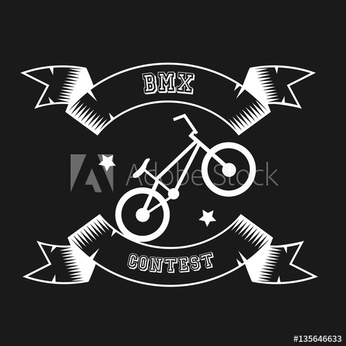 Bmx Contest Logo Vector Illustration 500x500 Bmx Contest Logo Vector Illustration