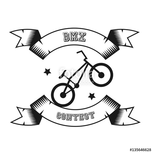 Bmx Contest Logo Vector Illustration Stock Image And Royalty 500x500 Bmx Contest Logo Vector Illustration Stock Image And Royalty
