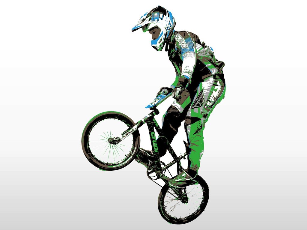 Bmx Rider Vector Art Graphics 1024x767 Bmx Rider Vector Art Graphics