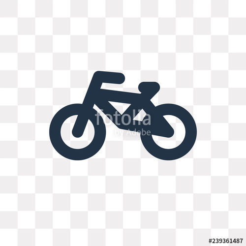 500x500 Bmx Vector Icon Isolated On Transparent Background, Bmx