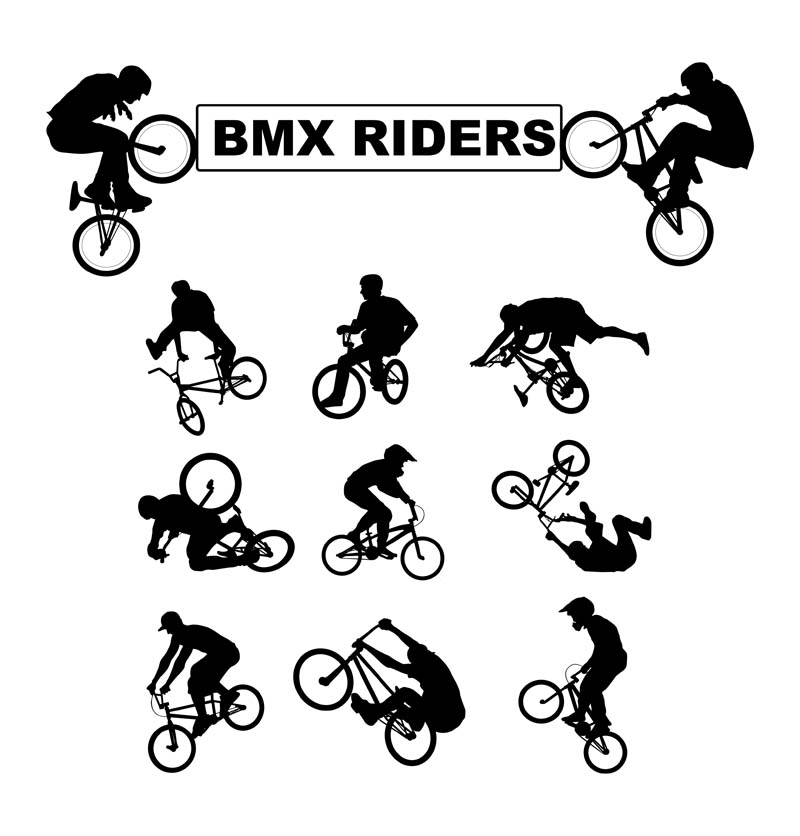 Bmx Vector At Collection Of Bmx Vector Free For Personal Use