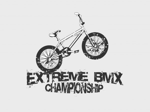 600x450 Extreme Bmx Vector Clipart