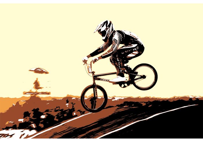 700x490 Free Vector Bmx Biker Free Vectors Ui Download