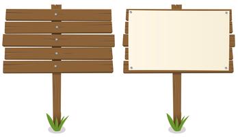 348x200 Wood Board Free Vector Art