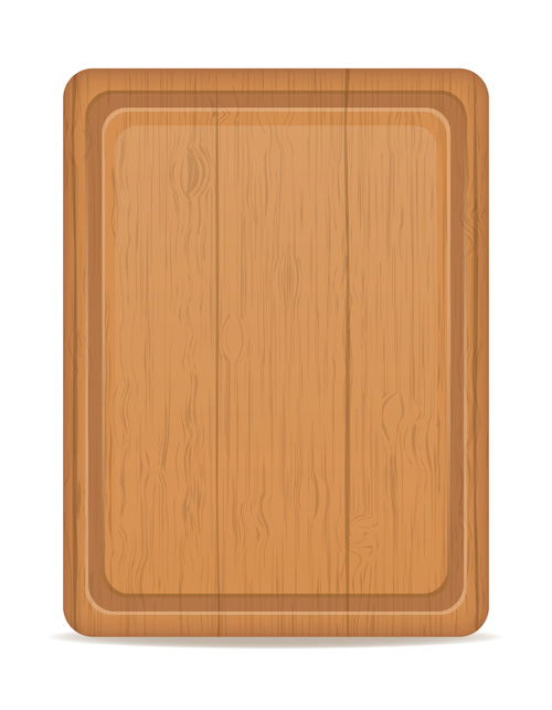 500x643 Wooden Cutting Board Vector Design Set Free Download