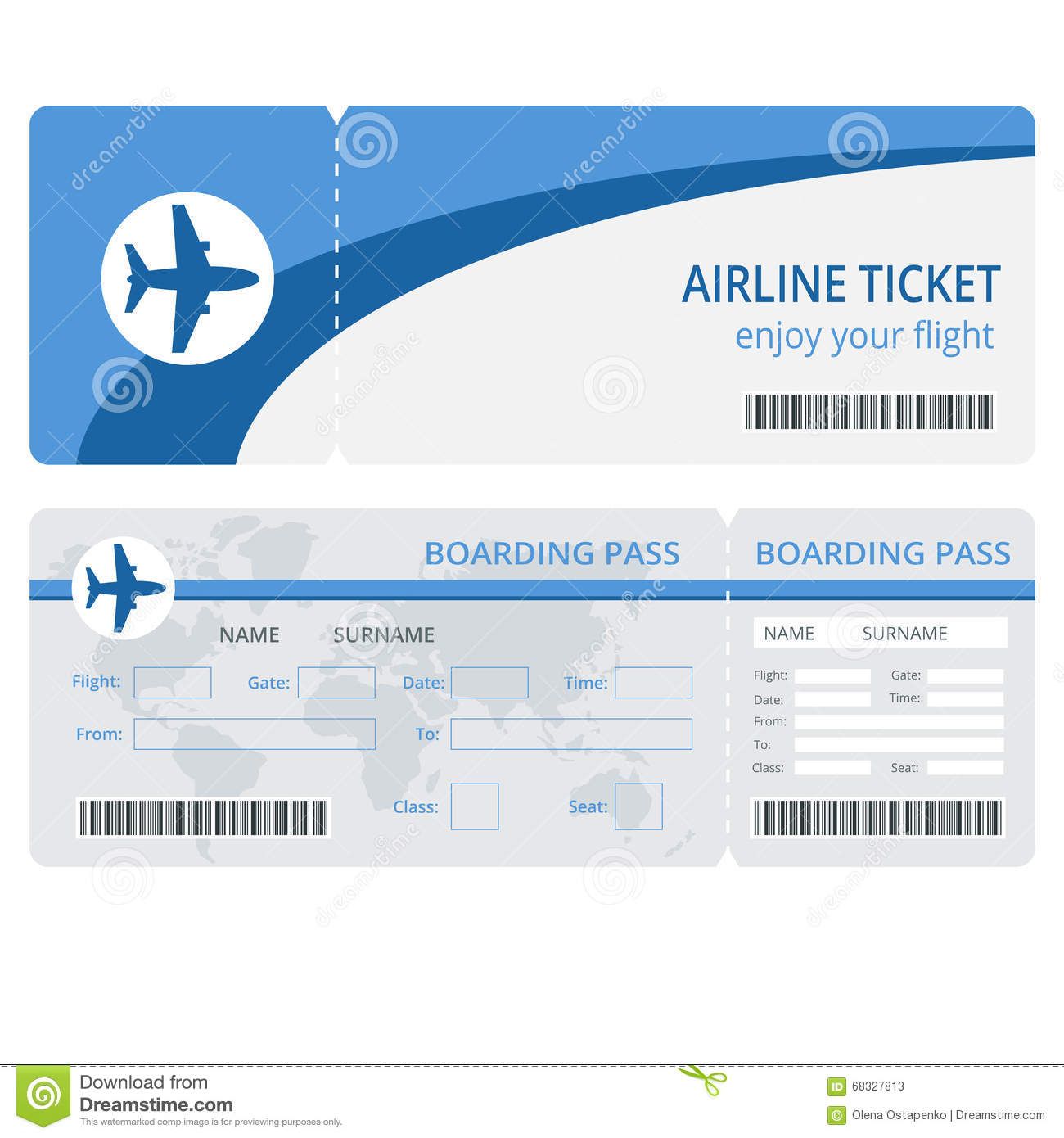 1300x1390 Birthday In Ticket Design, Boarding