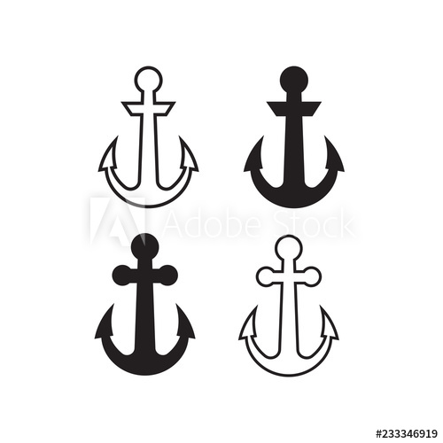 500x500 Anchor Vector Icons Boat Anchors Vector Logo