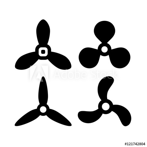 500x500 Boat Propeller Vector Icon