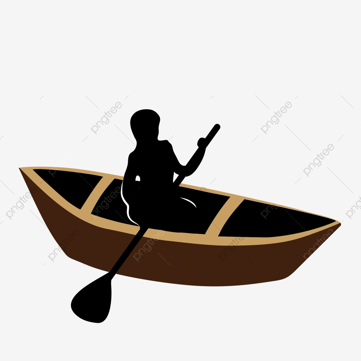 1200x1200 Vintage Wooden Boat Silhouette Boating Elements, Classical