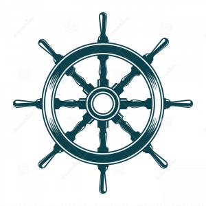 300x300 Photostock Vector Boat Steering Wheel Vector Icon Handandbeak