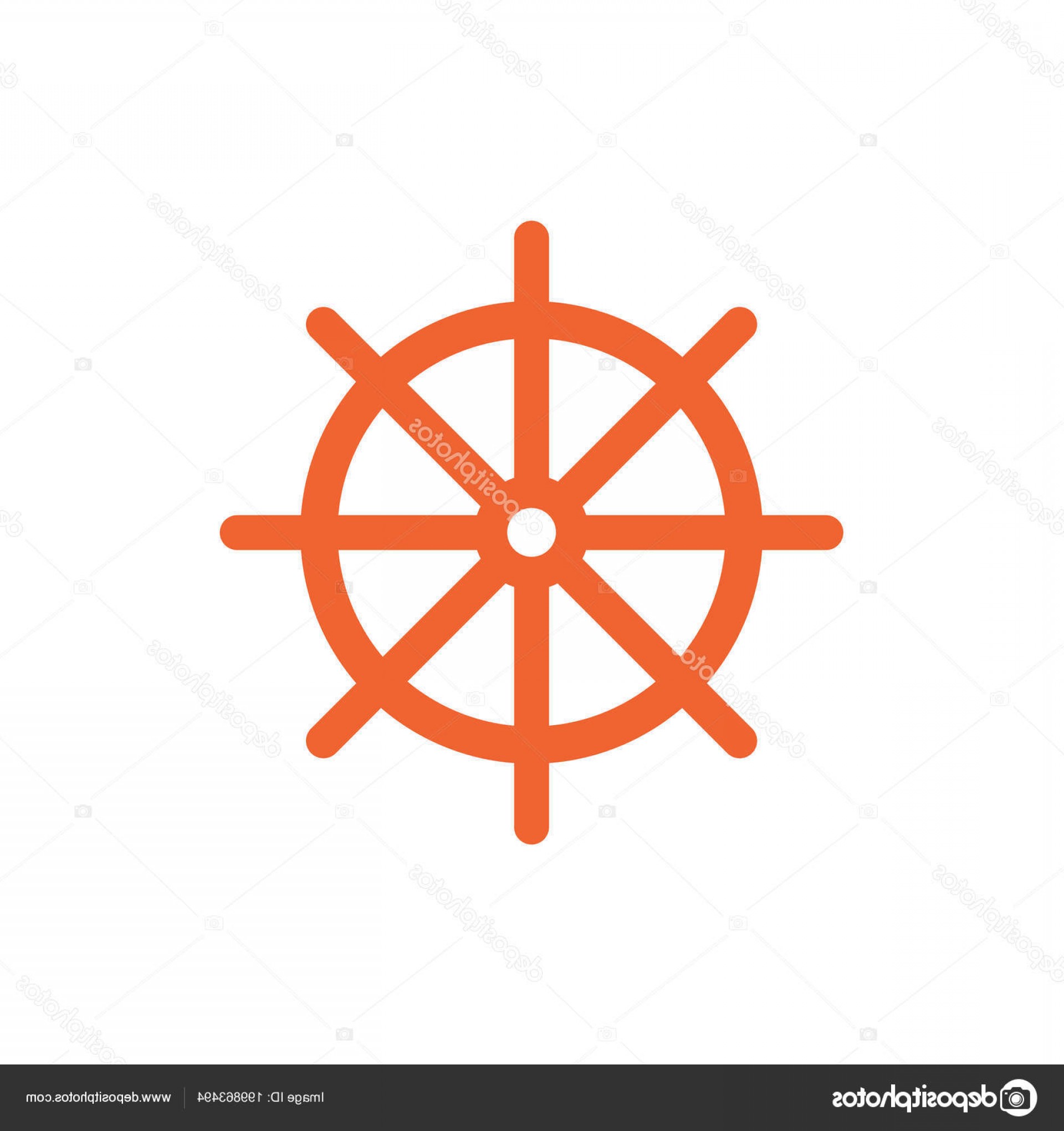 1920x2040 Stock Illustration Boat Steering Wheel Vector Icon Geekchicpro