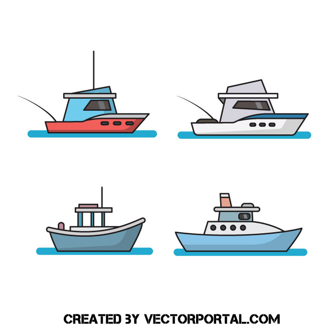 660x660 Boats Vector Clip Art