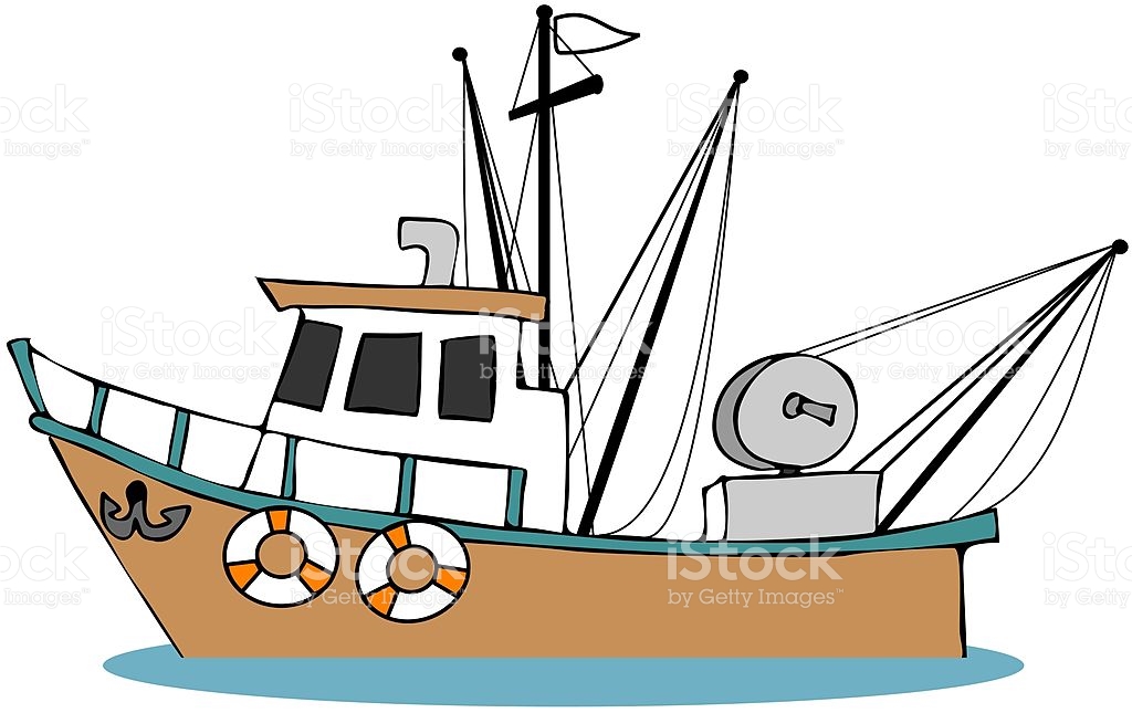 1024x645 Fishing Boat Clipart